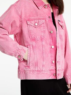 🌸PINK DENIM JACKET SIZE X-LARGE 🌸
